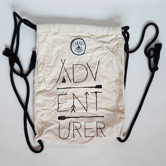 2017 Hudson's Bay Company Grand Portage Patch ADVENTURER Bag Drawstring 💚❤️💛💙 - Picture 1 of 3